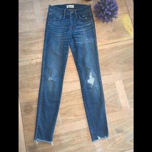 Madewell 9” High Rise Skinny Jeans Size 24